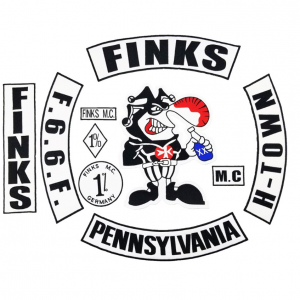 FINKS GERMANY PENNSYLVANIA H-TOWN MC Iron On Embroidered Patch For Clothes